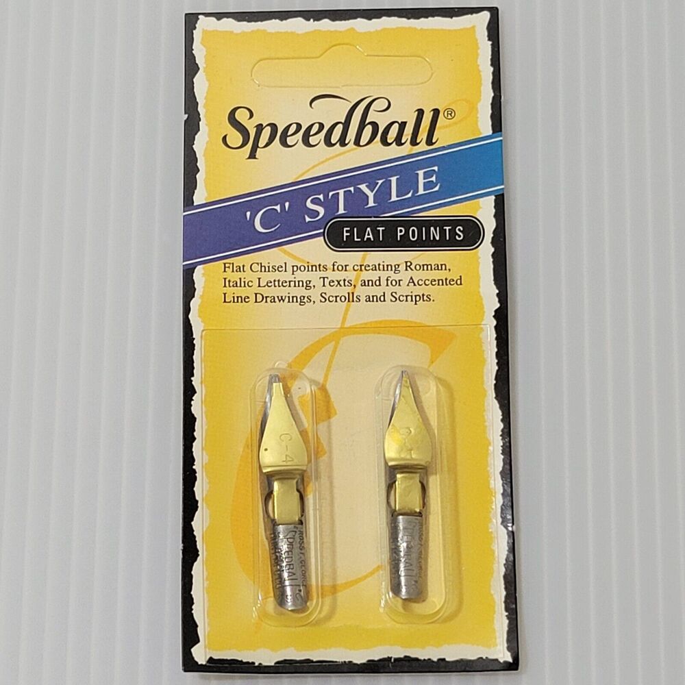 Speedball "C" Style Round Points #C4 & C5